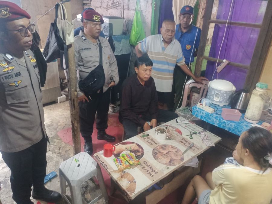 podiumnews.com-Pria Mengamuk di Kutuh, Kepala Korban Bocor