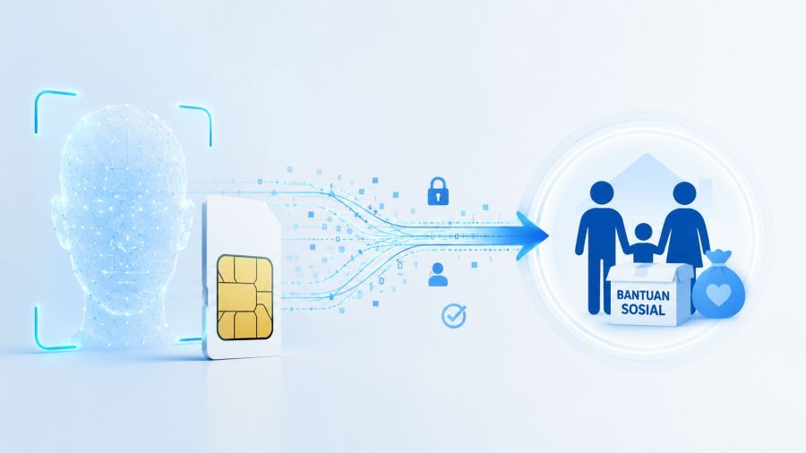 podiumnews.com-Registrasi SIM Biometrik Diklaim Percepat Penyaluran Bansos