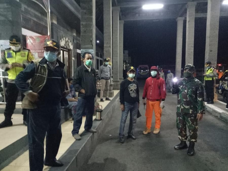 podiumnews.com-Satgas Percepatan Penanganan Covid-19 Jembrana Sidak Pelabuhan Gilimanuk
