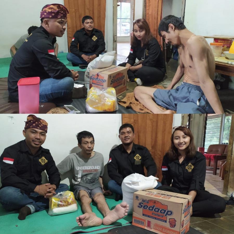 Kunjungi Pengidap ALS, Serdadu Berikan Bantuan Sembako