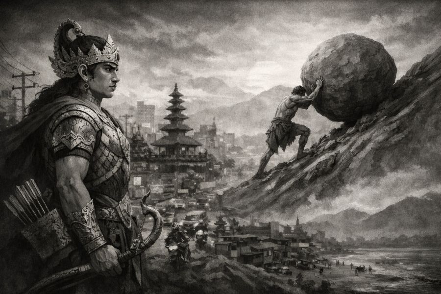 podiumnews.com-Sisyphus, Karna, dan Kesadaran Hidup