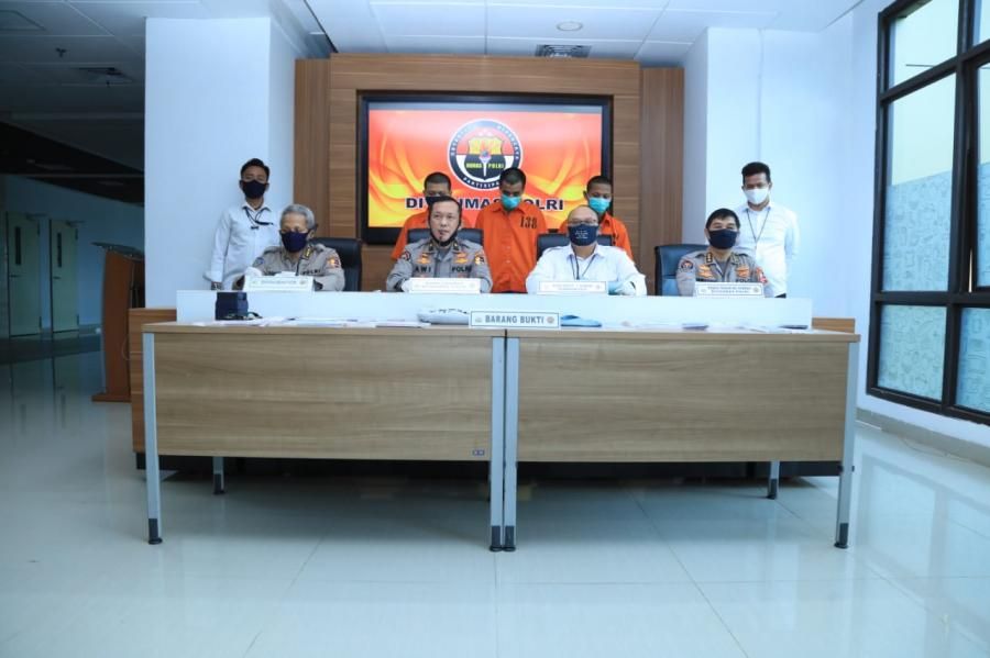 podiumnews.com-Polri Tangkap Sindikat Penipuan Penjualan APD Jaringan Internasional