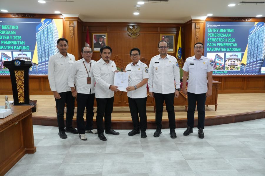 podiumnews.com-Terima Tim BPK RI Bali, Pemkab Badung Jalani Pemeriksaan Kepatuhan