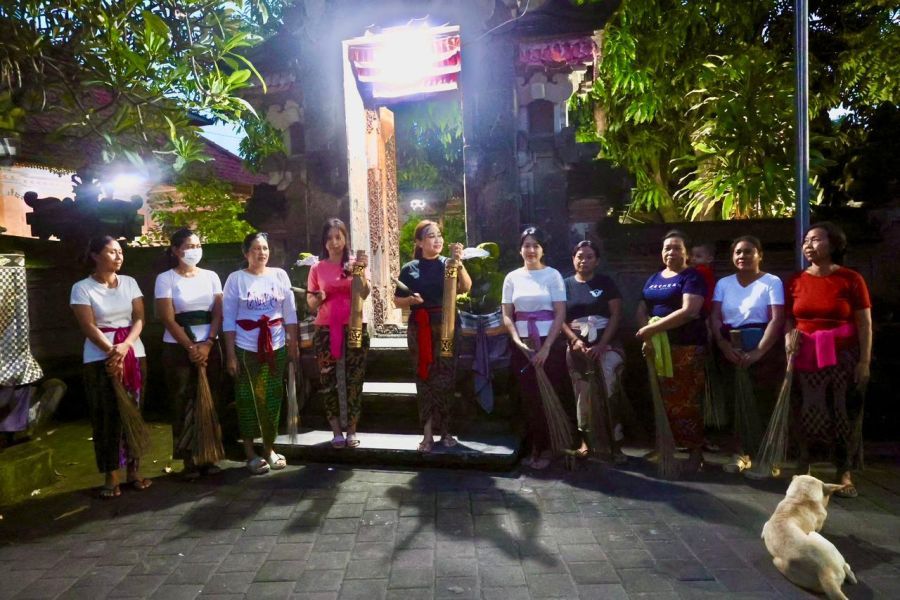 podiumnews.com-TP PKK Denpasar Gelar Gerakan Kulkul Serentak