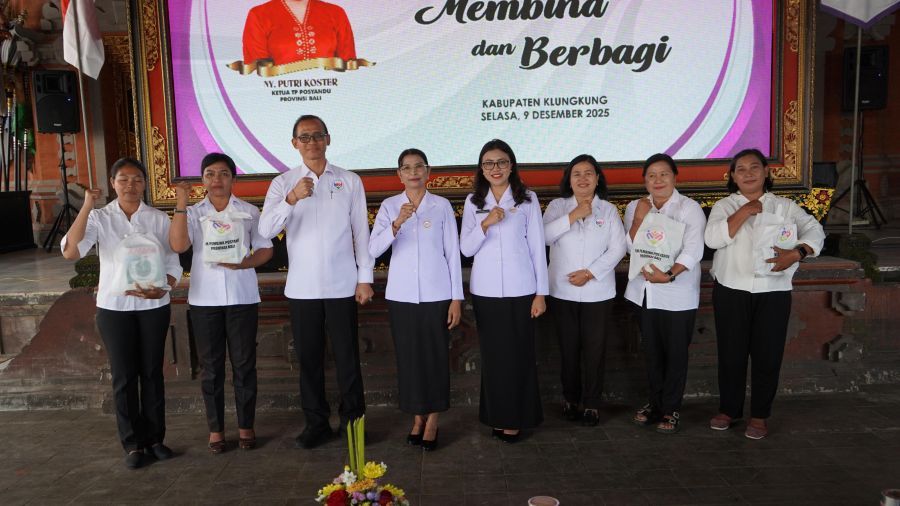 podiumnews.com-TP Posyandu Bali Gelar Aksi Sosial di Klungkung