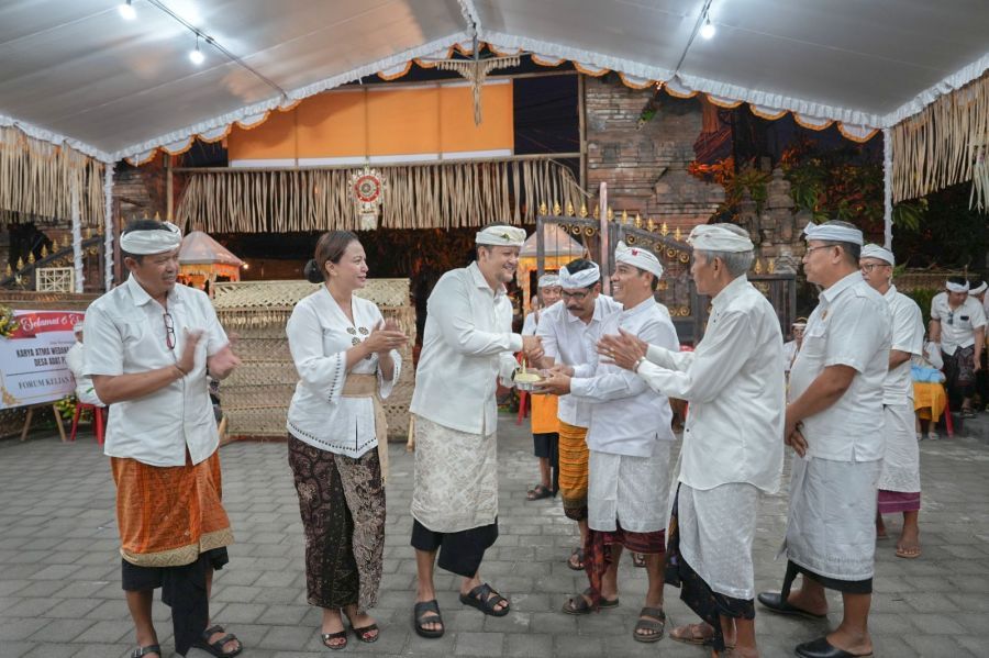 podiumnews.com-Upacara Yadnya Massal, Wabup Badung Puji Krama Padang Luwih