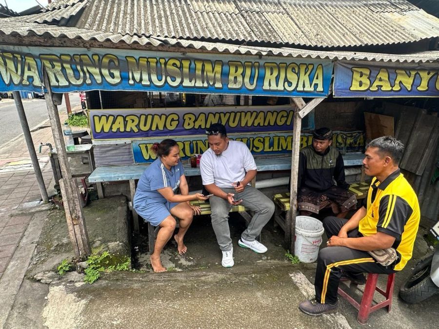 Aksi jambret terjadi di Jalan Pandu, Dalung, Banjar Dukuh, Desa Dalung, Kuta Utara, Badung, Bali, Kamis (5/3/2026). (foto/hes)