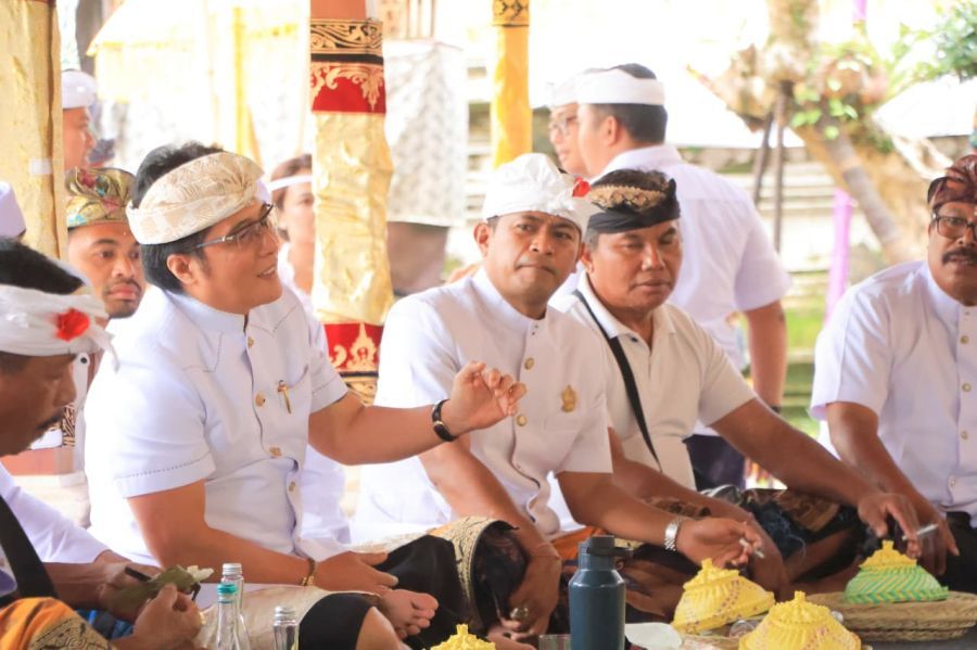 podiumnews.com-Wagub Bali Apresiasi Semangat Warga Keliki Gelar Karya Agung