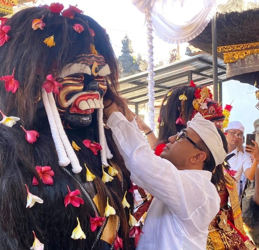 podiumnews.com-Walikota Denpasar Hadiri Karya di Pura Dalem Batu Selem Banjar Tenten