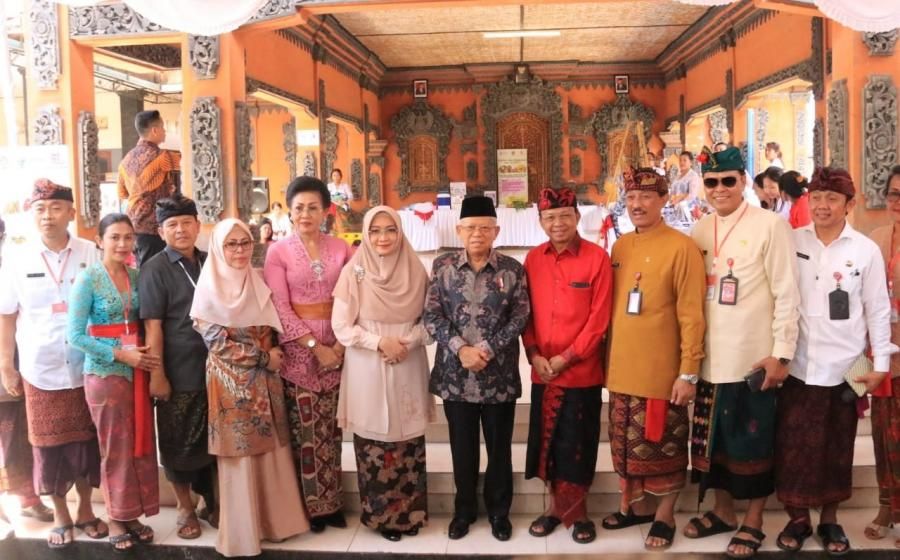 podiumnews.com-Wapres Ma'ruf Amin Apresiasi Pemprov Bali Berhasil Tekan Angka Stunting