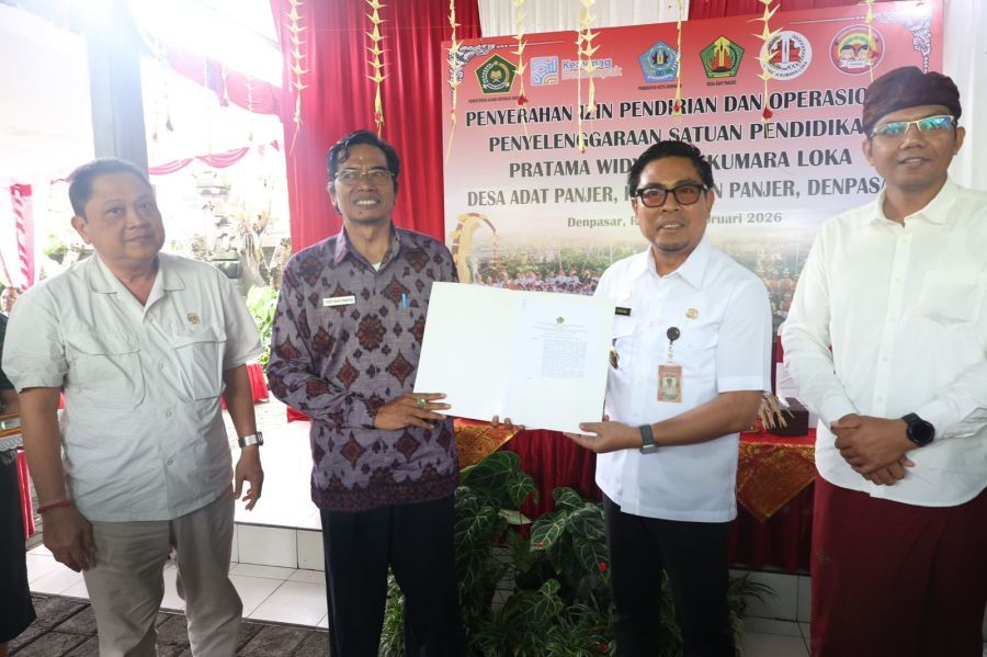 podiumnews.com-Wawali Denpasar Apresiasi Peresmian Satuan Pendidikan Pratama Widyalaya Kumala Loka