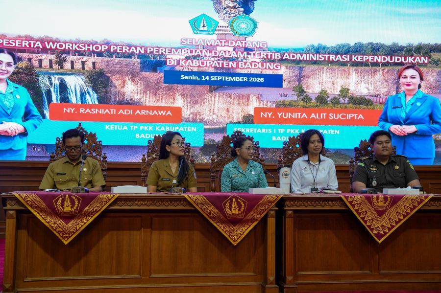 podiumnews.com-Workshop Tertib Administrasi Kependudukan Bagi 125 Kader PKK Badung
