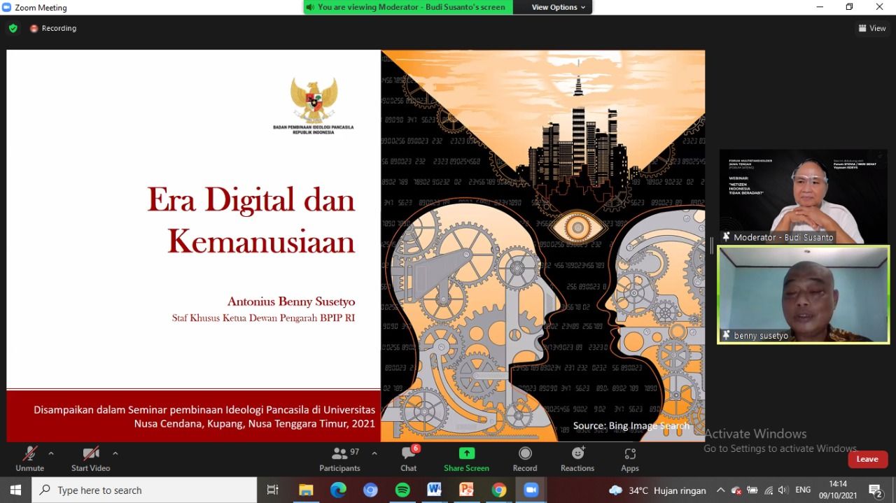 podiumnews.com-Etika dan Nilai Kemanusiaan Disebut Kunci Kemajuan Ruang Digital Indonesia