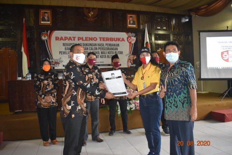 Dua Pasangan Calon Perseorangan di Blitar Gagal Maju Pilkada