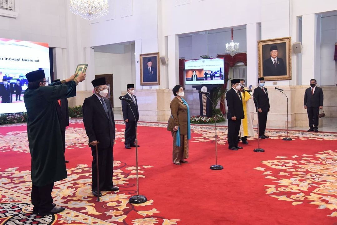 podiumnews.com-Dewan Pengarah BRIN Dilantik, Megawati Jadi Ketua