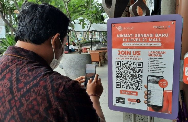 podiumnews.com-Pusat Perbelanjaan di Denpasar Luncurkan Sistem Check-In Pengunjung