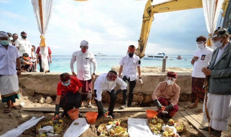 podiumnews.com-Bupati Klungkung Apresiasi Menhub-Gubernur Dukung Pelabuhan Sampalan