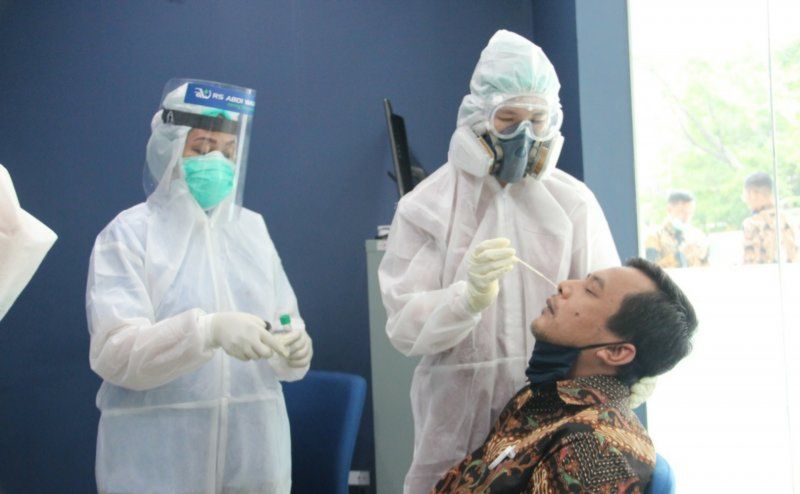 Seluruh Pegawai DKPP Jalani Uji Usap