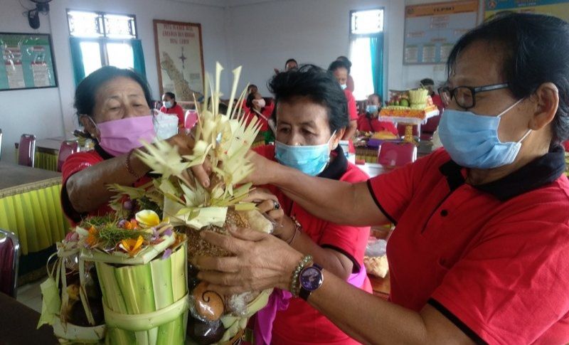 podiumnews.com-Pemerintah Desa di Gianyar Gelar Lomba Khusus Lansia