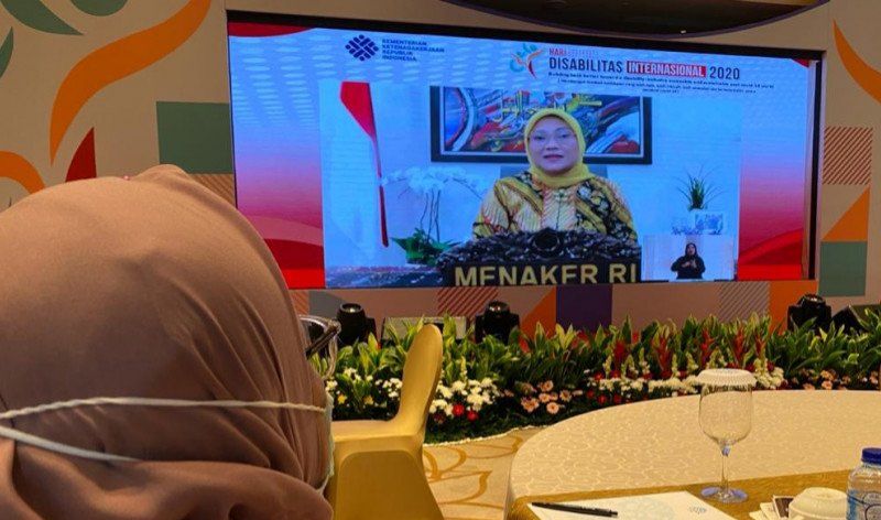 podiumnews.com-Menaker: Penyandang Disabilitas Adalah Subjek Pembangunan