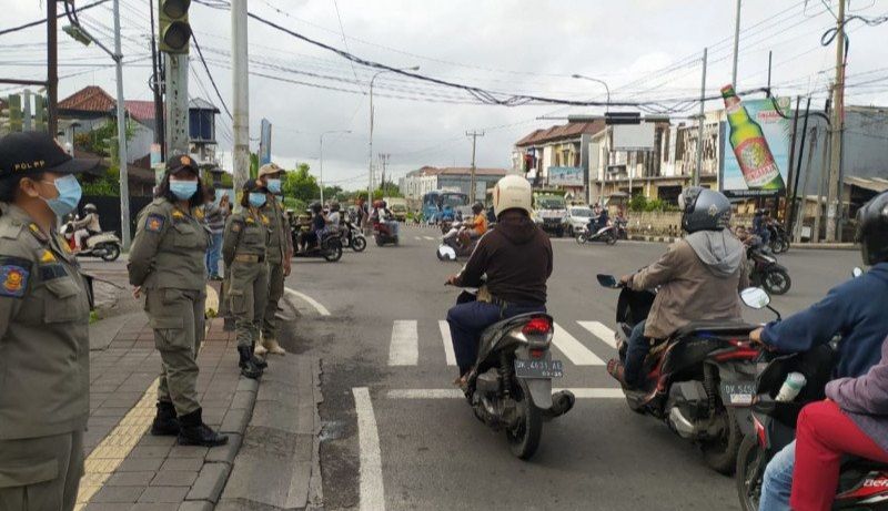 podiumnews.com-29 Pelanggar Prokes Terjaring Tim Yustisi Denpasar