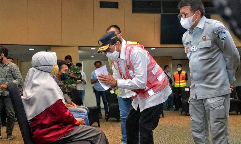podiumnews.com-Menhub Lakukan Koordinasi Layanan Keluarga Korban Sriwijaya