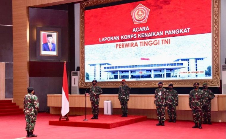 podiumnews.com-22 Pati TNI Dilaporkan Naik Pangkat
