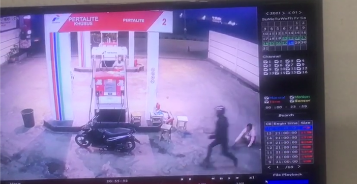 podiumnews.com-Polisi Terus Berupaya Ungkap Perampokan di SPBU Benoa