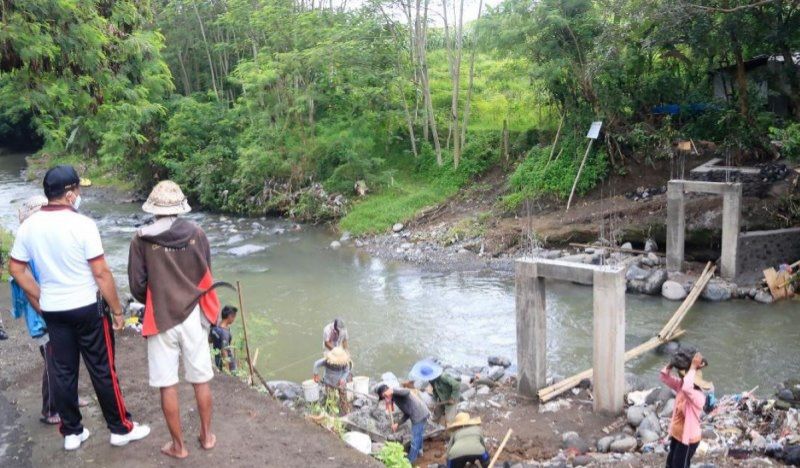 podiumnews.com-Jembatan JUT Klungkung Capai 90 Persen