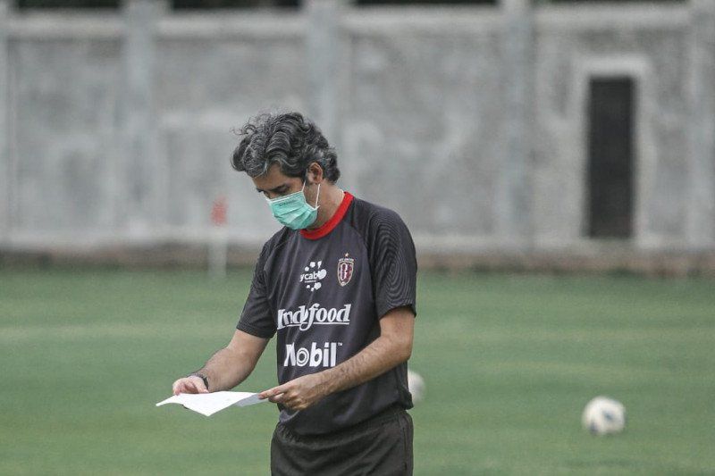 podiumnews.com-Bali United Genjot Latihan Fisik Pemain