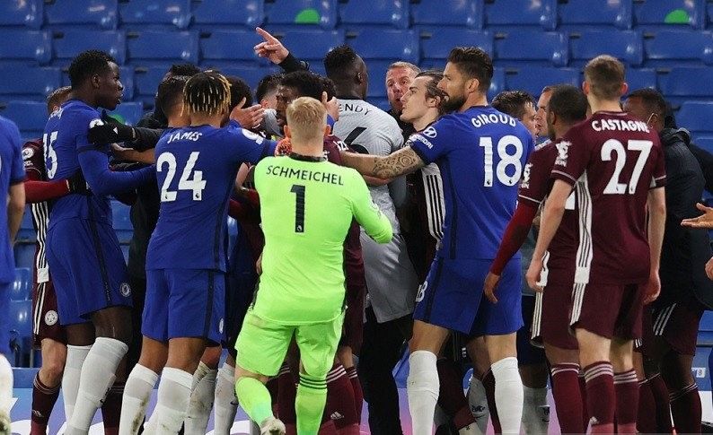 podiumnews.com-Chelsea-Leicester Terancam Dihukum FA Paska Insiden Cekcok