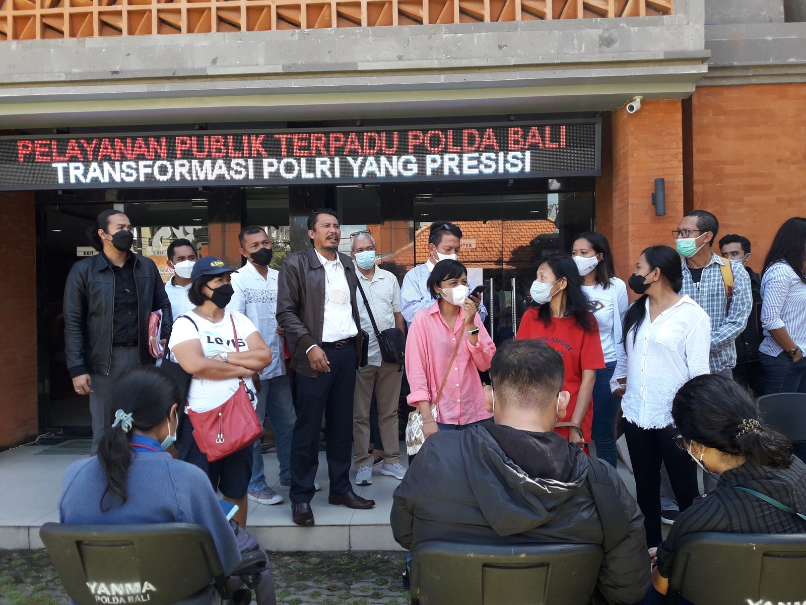 podiumnews.com-20 Korban Investasi Bodong PT GSI Datangi SPKT Polda Bali 