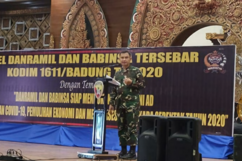 podiumnews.com-Wadan Pusterad: Babinsa Berperan Penting dalam Penanganan COVID-19