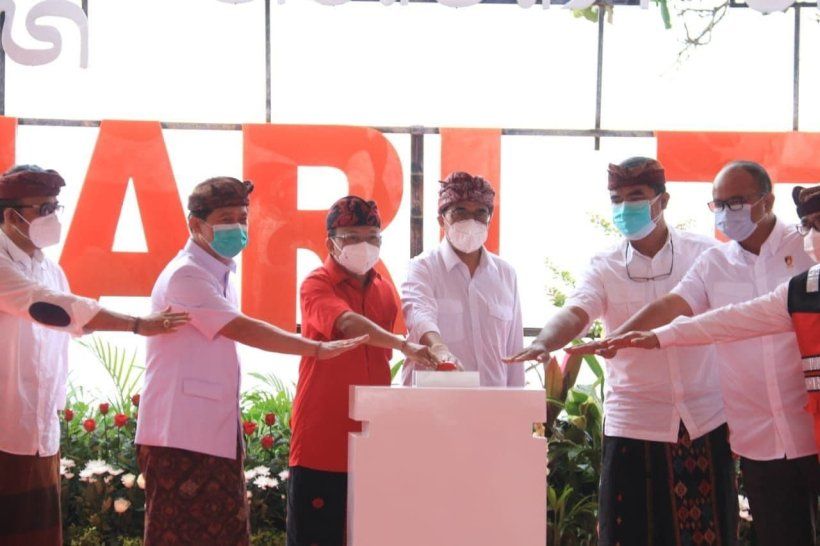 podiumnews.com-Menhub Peletakan Batu Pertama Pembangunan Pelabuhan di Sanur-Bali