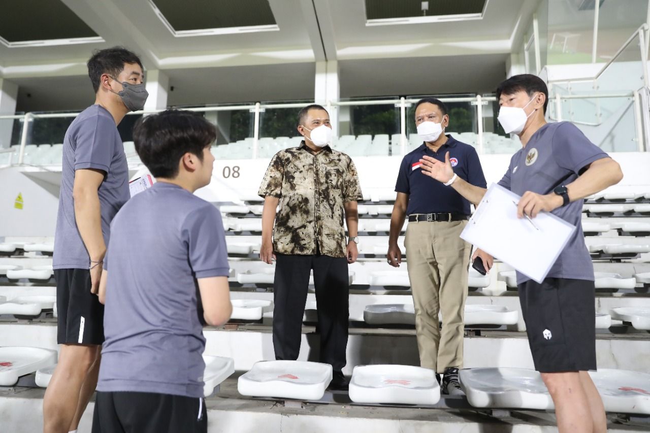 podiumnews.com-Menpora Apresiasi Semangat Juang Timnas dan Kecerdikan Shin Tae-Yong