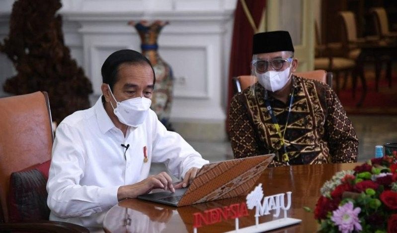 podiumnews.com-Presiden Jokowi Lapor SPT Tahunan PPh Secara Daring