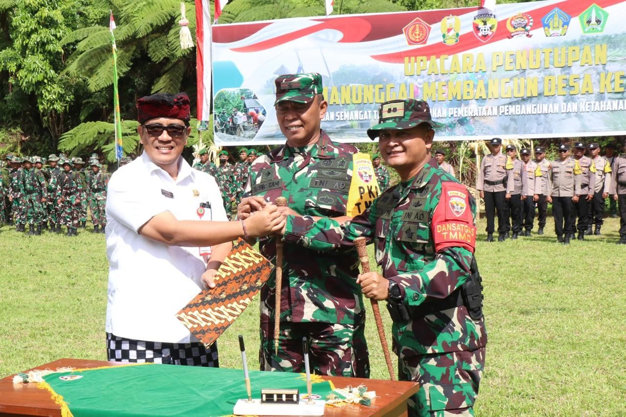 podiumnews.com-TMMD Tabanan Rampung, Infrastruktur Baru Dibangun