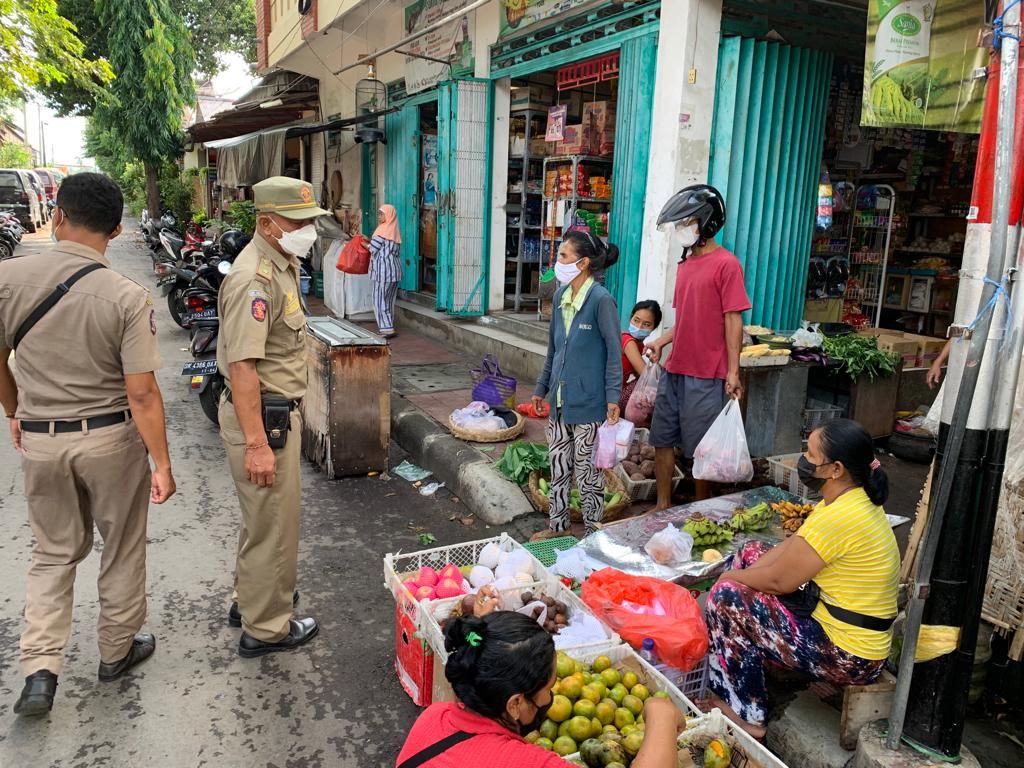 podiumnews.com-Aktivitas di Pasar Buleleng Nihil Pelanggaran Prokes