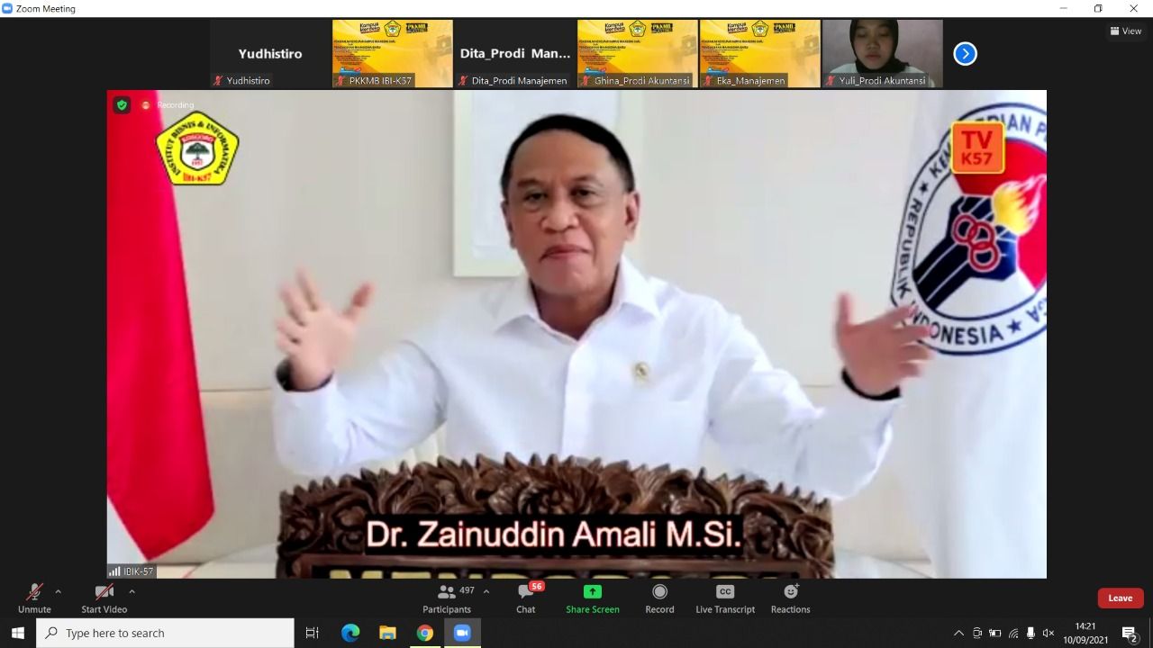 podiumnews.com-Menpora Harap Mahasiswa Jadi Pencipta Lapangan Kerja Melalui Wirausaha