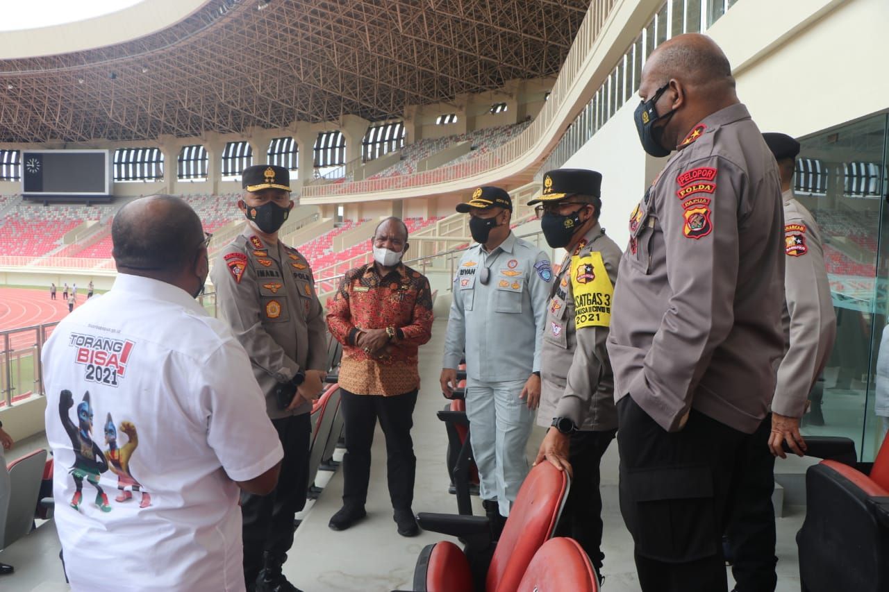 podiumnews.com-Polri Kirim Tambahan 1.600 Pasukan Pengamanan PON XX Papua