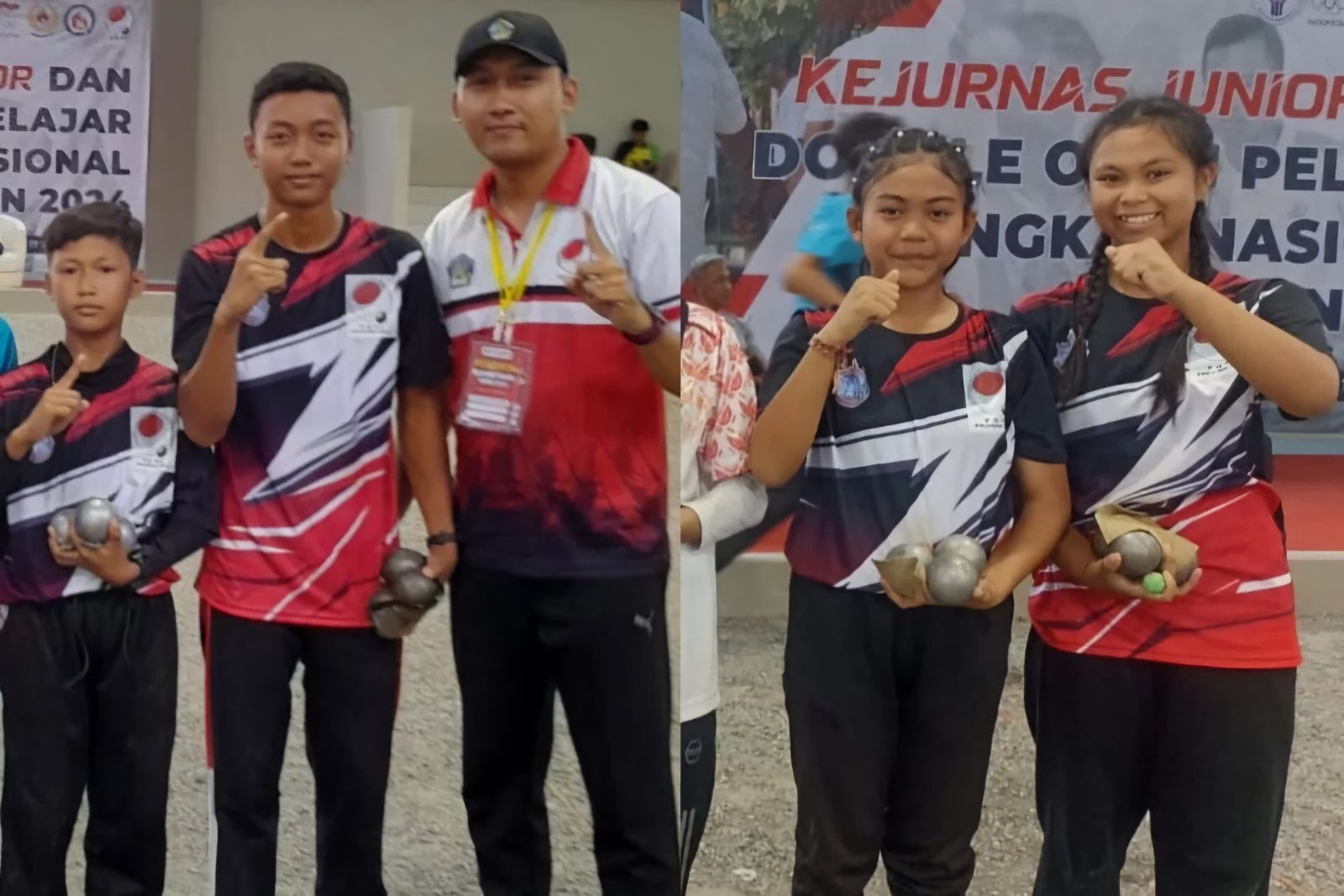 podiumnews.com-Atlet Petanque Tabanan Sukses Raih Medali Emas dan Perak dalam Kejuaraan Nasional Junior 2024