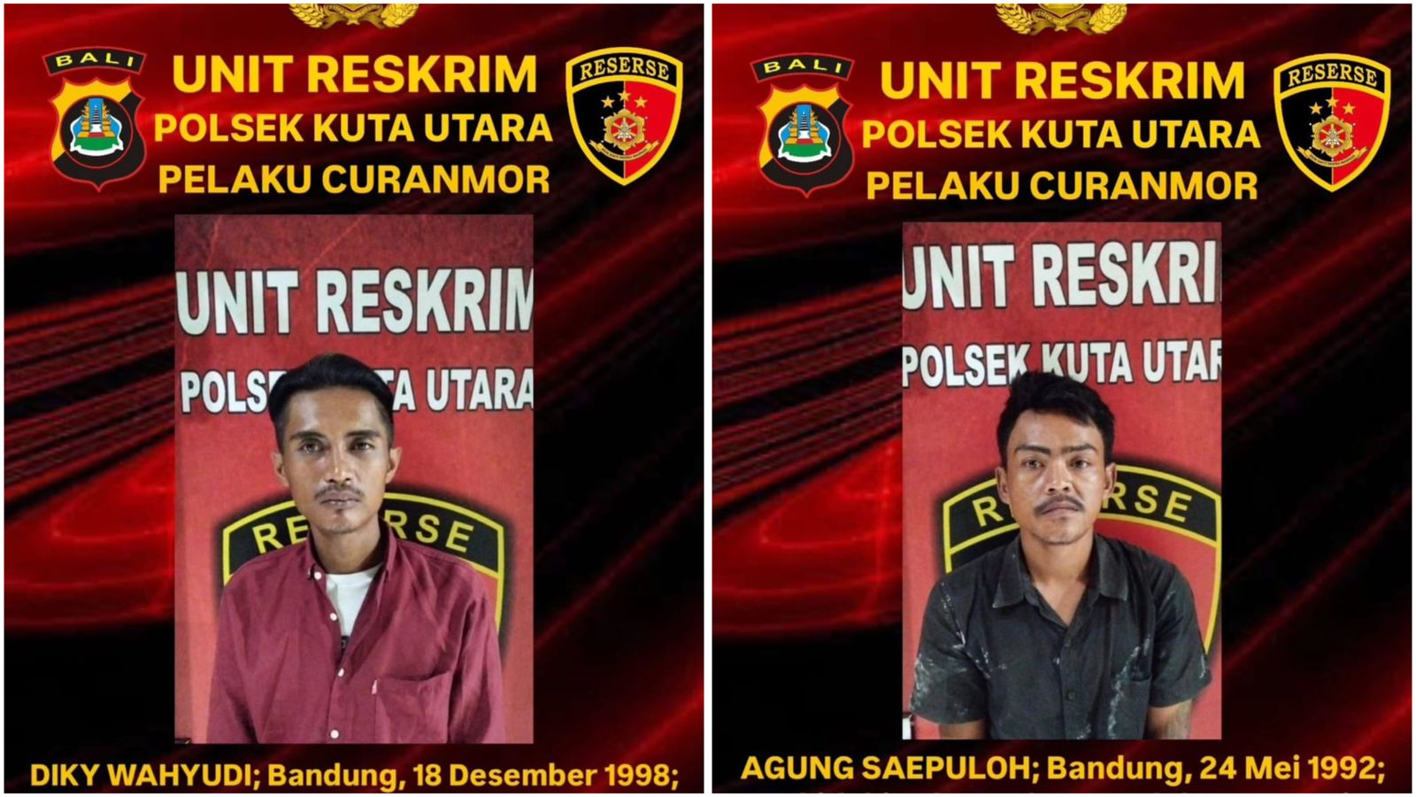 podiumnews.com-Dua Pelaku Curanmor di Buleleng Berhasil di Tangkap.