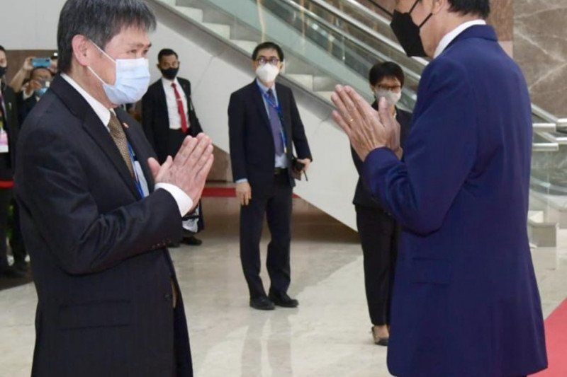 podiumnews.com-Jokowi Hadiri ASEAN Leaders' Meeting Bahas Soal Myanmar