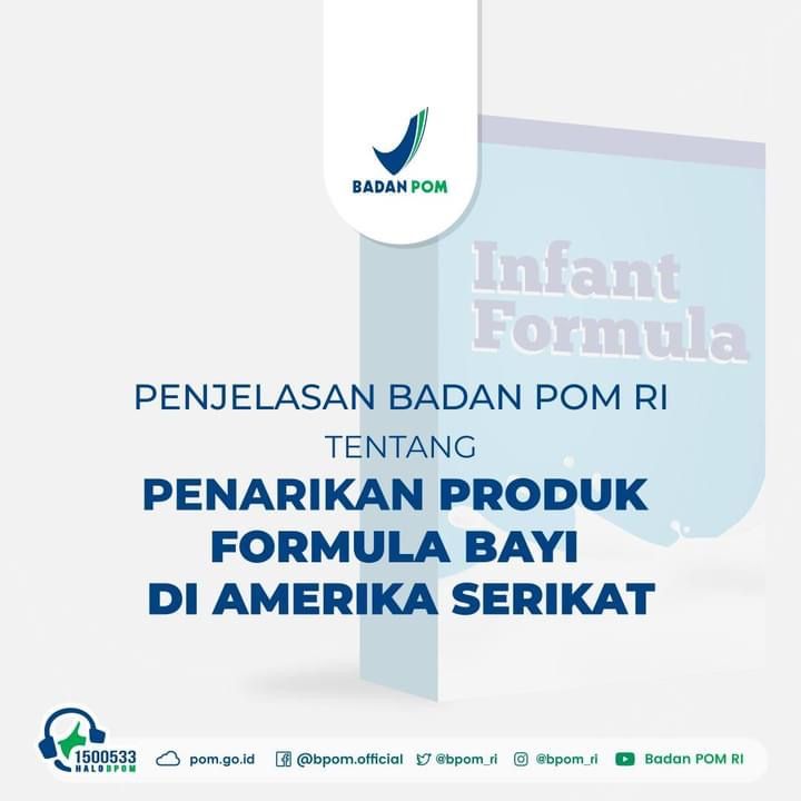 podiumnews.com- Produk Formula Bayi yang Ditarik di Amerika Serikat Tak Beredar di Indonesia