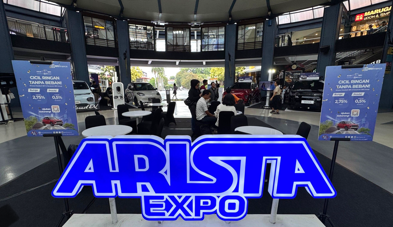 BRI Finance Berikan Bunga Murah dan Gratis Bensin Untuk Nasabah BRI Group di Arista Expo