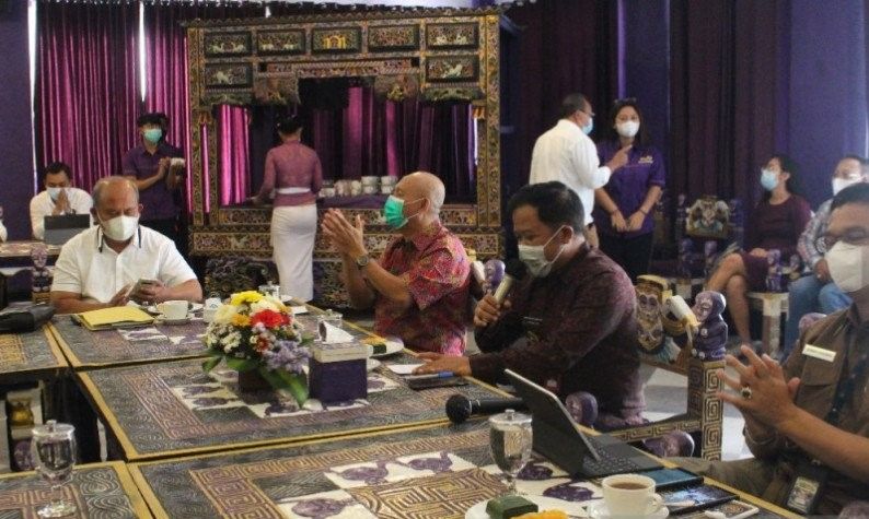 podiumnews.com-Bupati Bangli Hadiri Rapat Persiapan Kunjungan UNESCO ke Batur Geopark