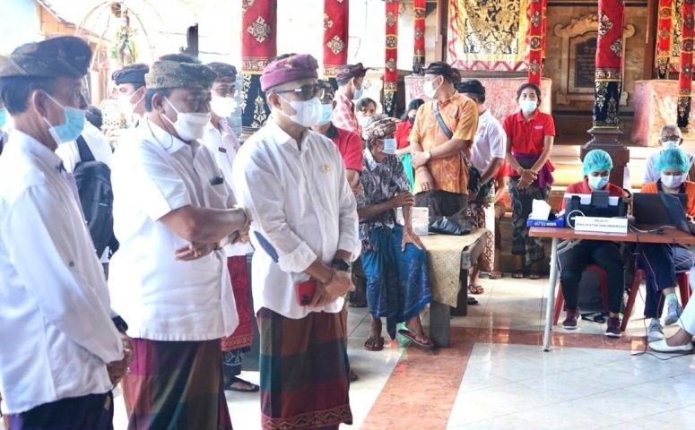 podiumnews.com-DPRD Denpasar Dukung Percepatan Vaksinasi Bagi Lansia