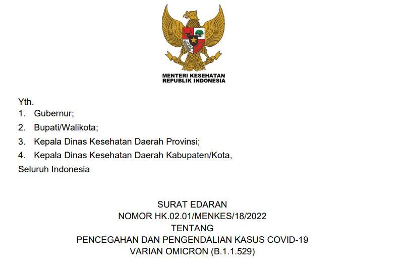 podiumnews.com-Ini Ketentuan Isolasi Mandiri Bagi Pasien Omicron