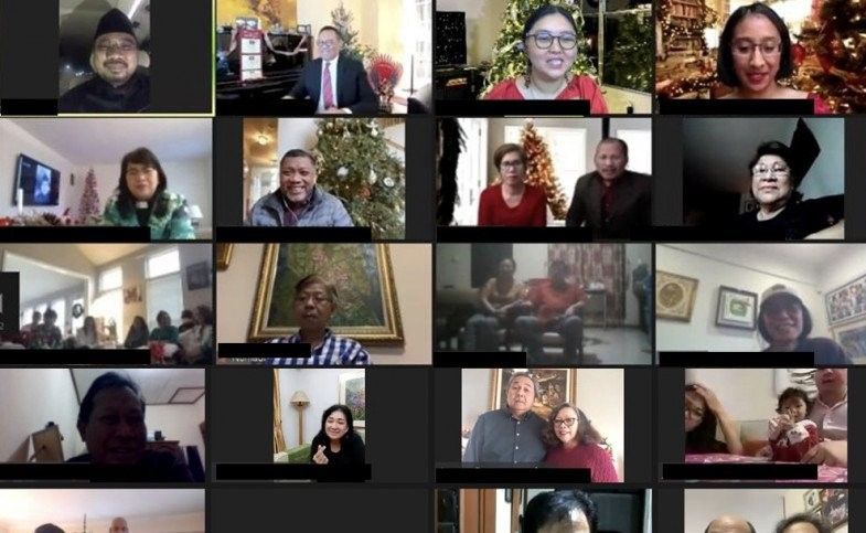 Menag Tegaskan Janji Lawan Intoleransi Saat Hadiri Natal WNI di AS