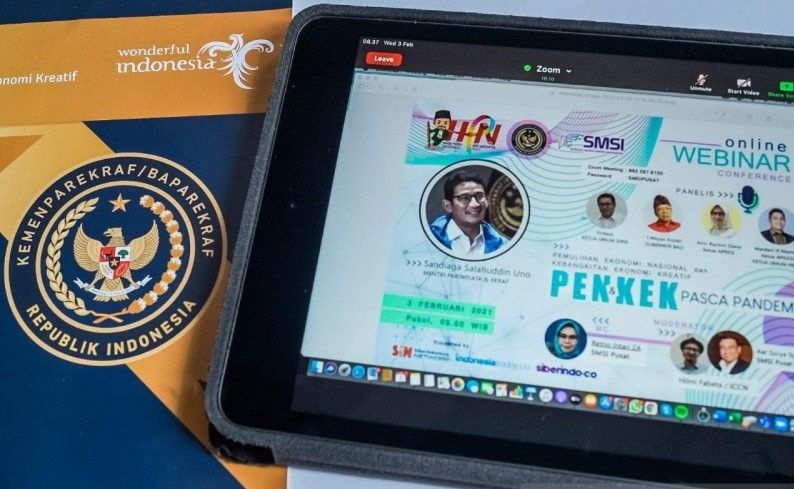 podiumnews.com-Menparekraf Ajak Pers Kolaborasi Bangkitkan Sektor Pariwisata